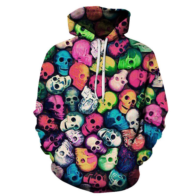 best Hooded sweater Personalized skull sweater 0 shop online at M2K Trends for