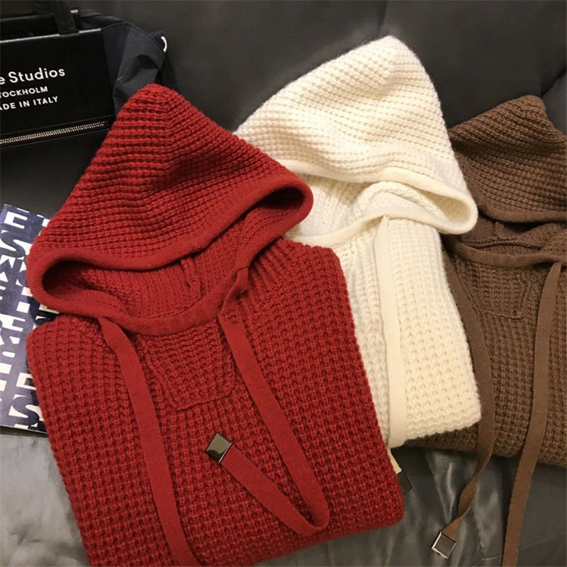 best Hooded Sweater Sweater Men's Versatile Color Sweater Youth Long Sleeve 0 shop online at M2K Trends for