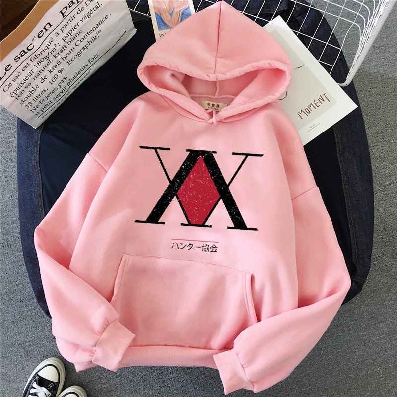 best HUNTER X HUNTER Harajuku Pink Pullovers Casual Tops O-neck Women's Hooded Sweatshirt Student casua Hoodie Pullovers Long Sleeves 0 shop online at M2K Trends for