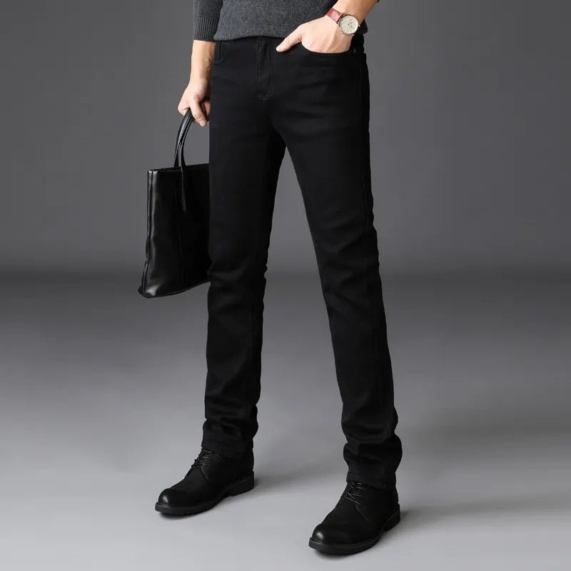 best ICPANS Autumn Summer Denim Jeans Men Straight Stretch Regular Jeans for Man Black Classic Vintage Mens Pant Big Size 29-38 40 best Shop online, Near me in the GTA, near me in Toronto, In Canada, In the New York, Kingston Jamaica