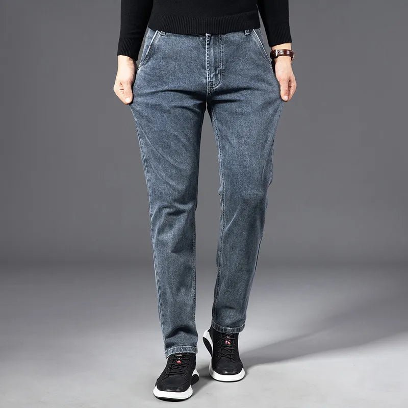 best ICPANS Autumn Summer Denim Jeans Men Straight Stretch Regular Jeans for Man Black Classic Vintage Mens Pant Big Size 29-38 40 best Shop online, Near me in the GTA, near me in Toronto, In Canada, In the New York, Kingston Jamaica