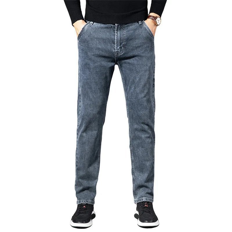best ICPANS Autumn Summer Denim Jeans Men Straight Stretch Regular Jeans for Man Black Classic Vintage Mens Pant Big Size 29-38 40 best Shop online, Near me in the GTA, near me in Toronto, In Canada, In the New York, Kingston Jamaica