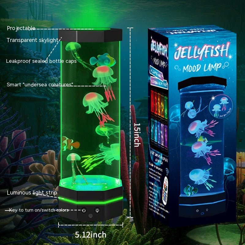 best Jellyfish Lava Lamp 17 Colors Changing 15inch Jellyfish Lamp With Remote Control USB Plug-in Bubble Fish Lamp Kids Night Light Creative Projector Lamp Home Decor 0 shop online at M2K Trends for