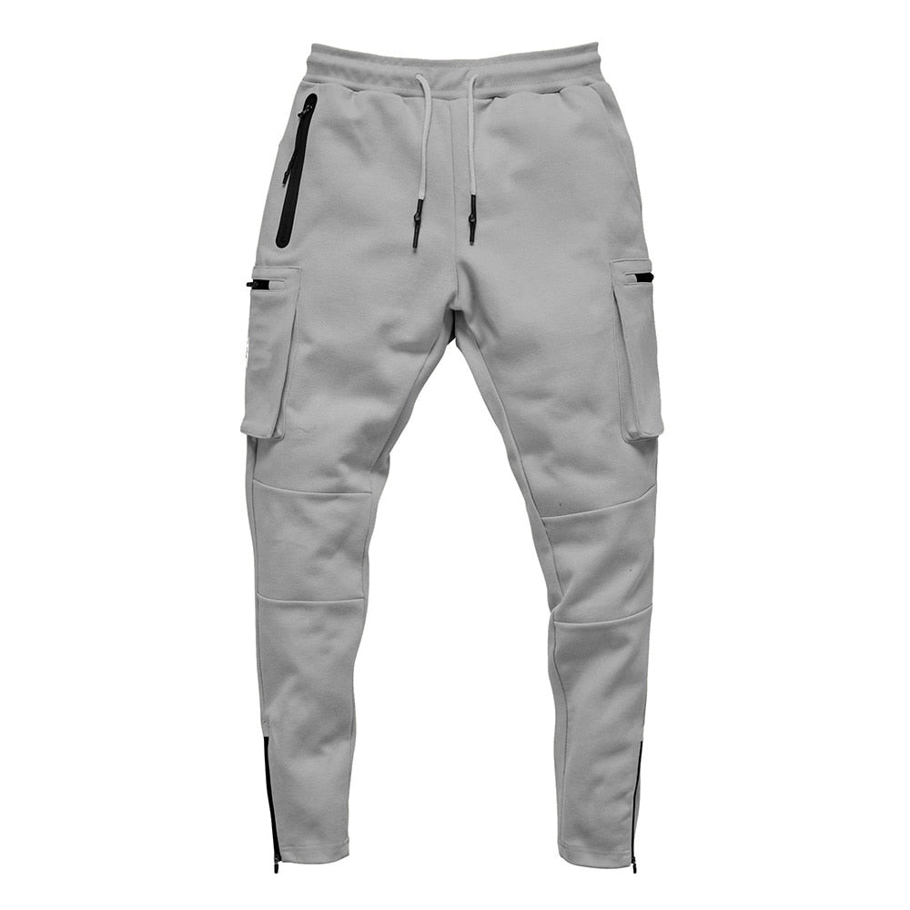 best Joggers Men 2020 Streetwear Trousers Multiple Zipper Pockets Muscle Mens Pants , Sweatpants Tracksuit 20CK19 0 shop online at M2K Trends for