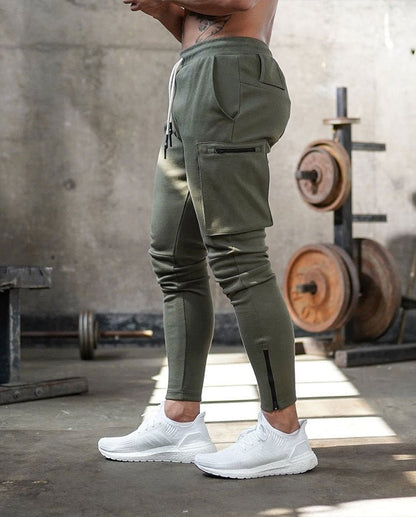 best Joggers Men 2020 Streetwear Trousers Multiple Zipper Pockets Muscle Mens Pants , Sweatpants Tracksuit 20CK19 0 shop online at M2K Trends for