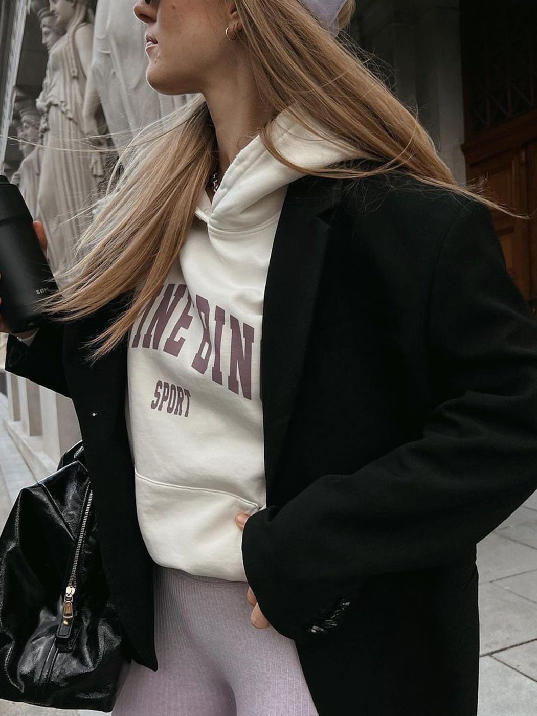 best Jyate Letter Sport Hoodies Women Cotton Casual Winter Autumn Hooded Sweatshirt 2023 Fashion Streetwear SweatshirtsTops Oversized 0 shop online at M2K Trends for