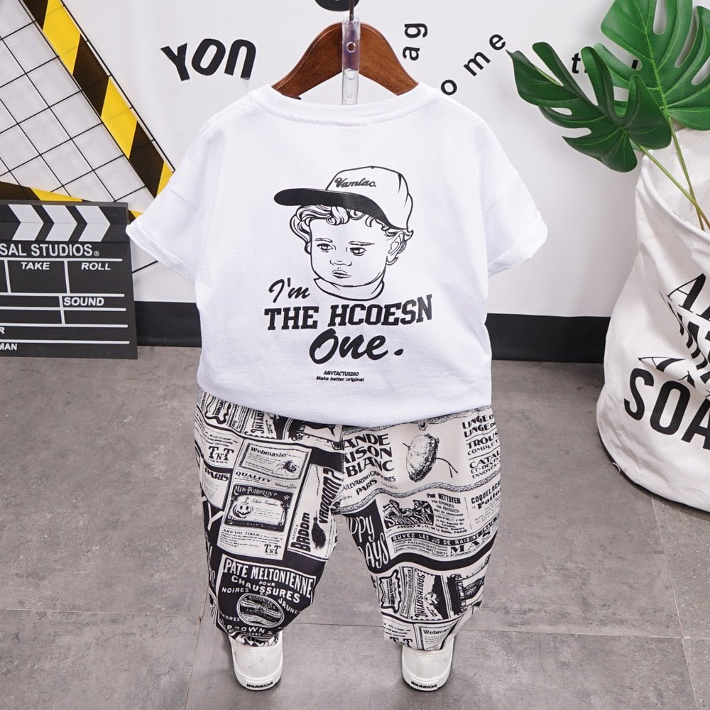 best Kids Clothes Toddler Boys Clothing Set Children Summer Cartoon Kids sketch Tops Shorts Infantil Baby Suit 2-7years 0 shop online at M2K Trends for