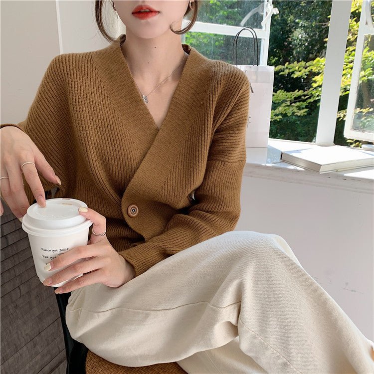 best Knit Sweater Loose Lazy Style Sweater 0 shop online at M2K Trends for