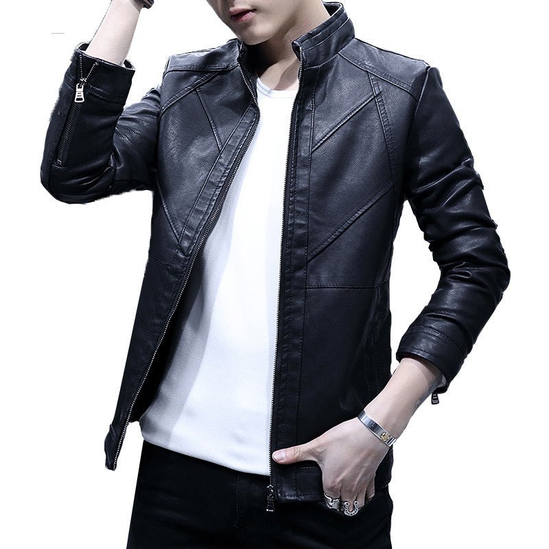 best Korean slim leather jacket 0 shop online at M2K Trends for