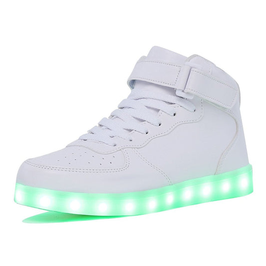 best KRIATIV Adult&Kids Boy and Girl's High Top LED Light Up Shoes Glowing Footwear shop online at M2K Trends for Children's Shoes