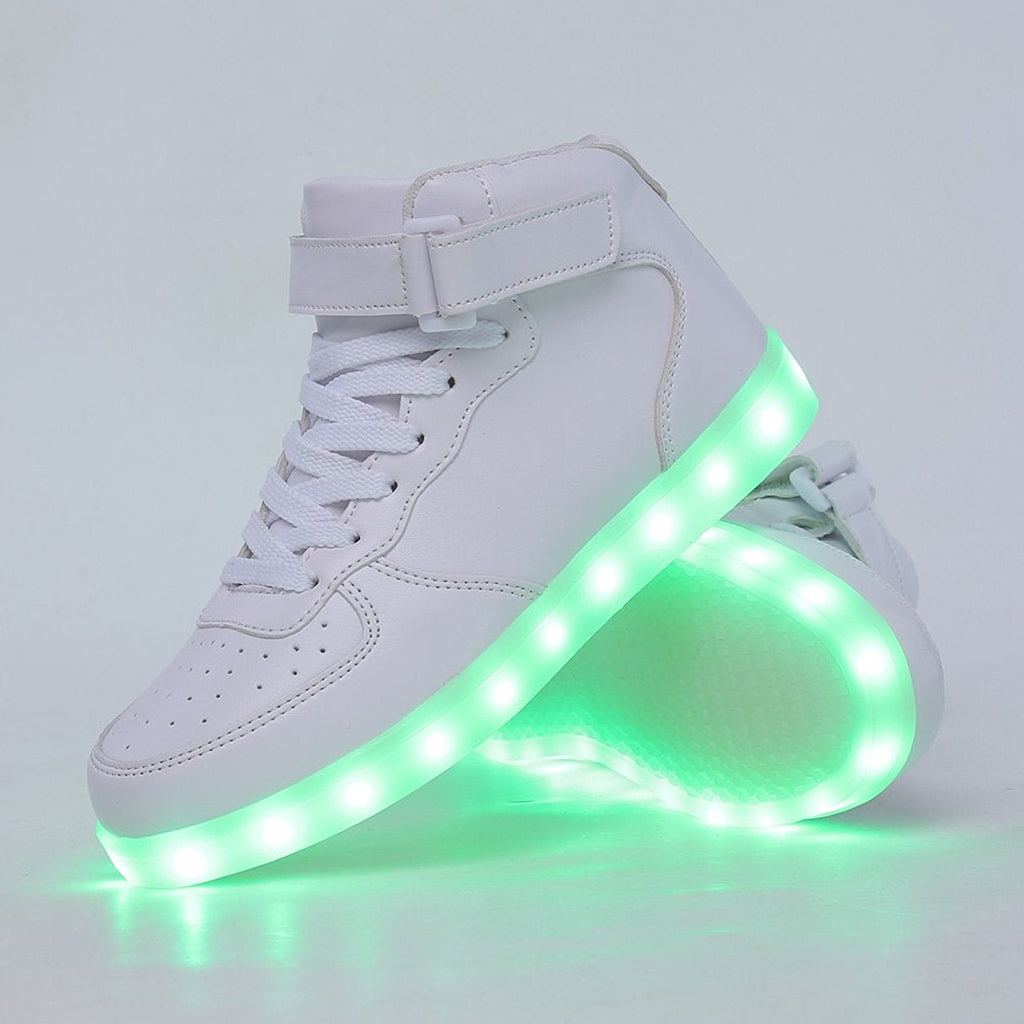 best KRIATIV Adult&Kids Boy and Girl's High Top LED Light Up Shoes Glowing Footwear shop online at M2K Trends for Children's Shoes