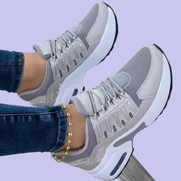 best Lace Up Sneakers Women Wedge Heel Running Sports Shoes Shoes shop online at M2K Trends for women shoes