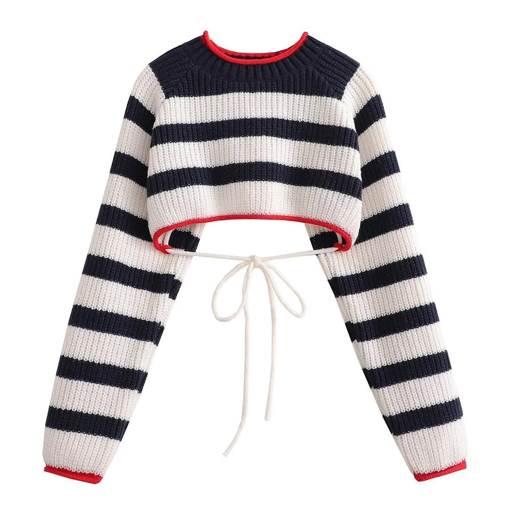 best Lace-up Sweater Sweater For Women 0 shop online at M2K Trends for