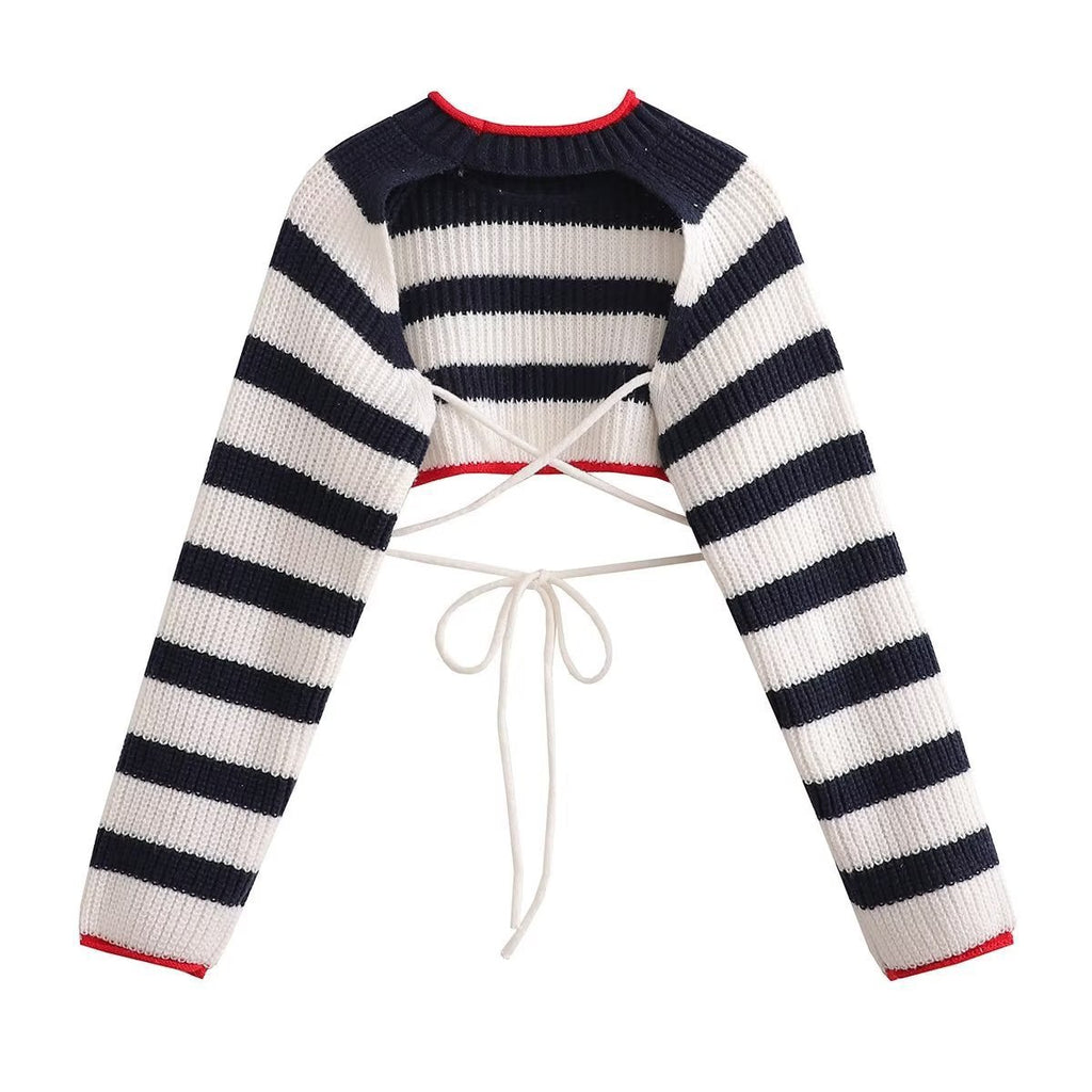 best Lace-up Sweater Sweater For Women 0 shop online at M2K Trends for