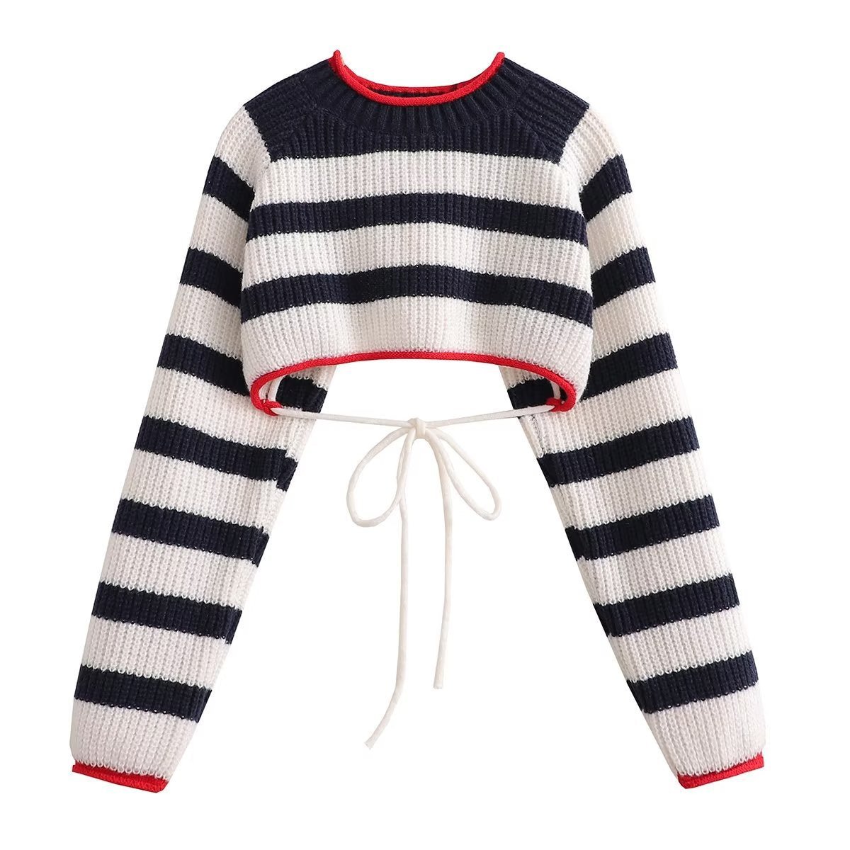 best Lace-up Sweater Sweater For Women 0 shop online at M2K Trends for