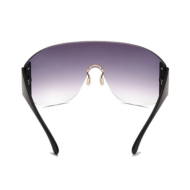 best Ladies Steampunk Goggle Sunglasses Men Oversized Trends Punk Y2k One piece Mask Sunshade Sun Glasses Female 2000'S Brand Oculos shop online at M2K Trends for