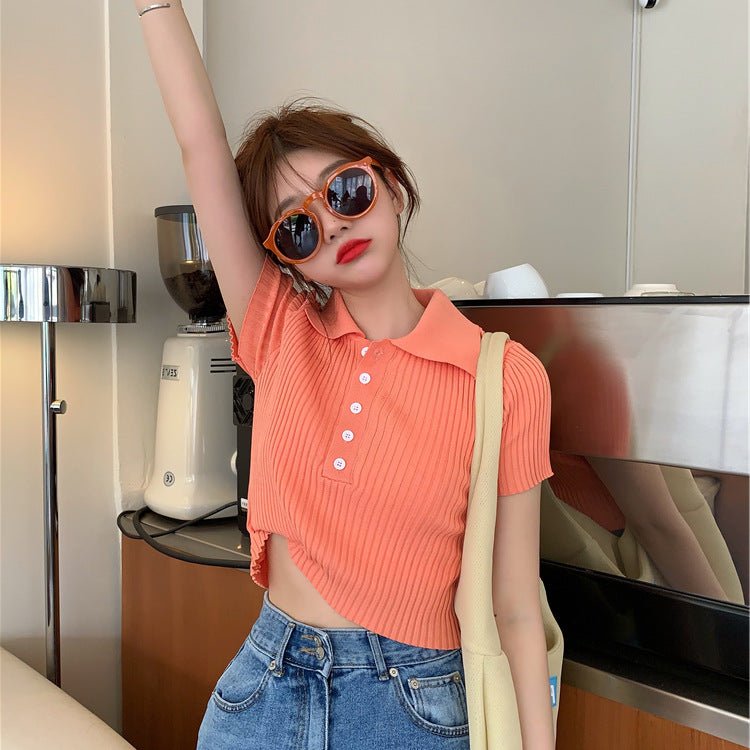 best Lapel sweater pullover sweater 0 shop online at M2K Trends for