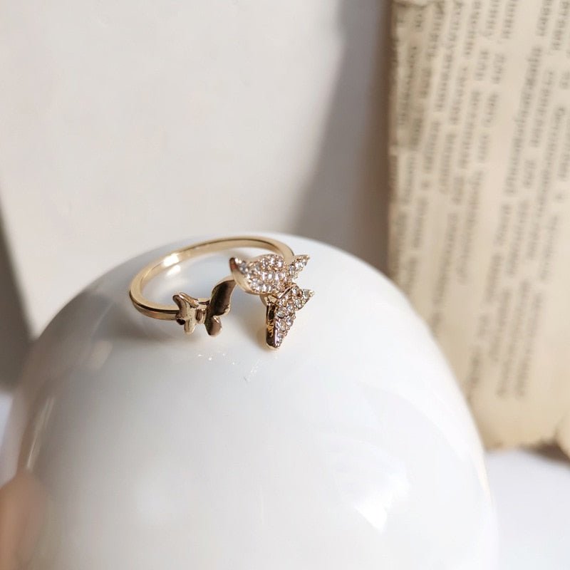 best LATS Luxury Gold Color Pearl Zircon Rings for Woman 2021 Vintage Sexy Open Ring Party Joint Ring Fashion Elegant Jewelry Gifts Jewelry & Watches shop online at M2K Trends for Jewelry Sets & More
