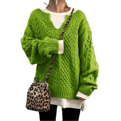 best Linen Pattern Sweater Casual Knit Sweater 0 shop online at M2K Trends for