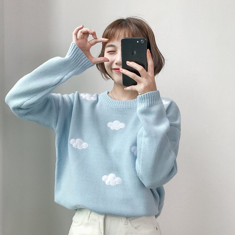 best Loose cloud sweater sweater 0 shop online at M2K Trends for