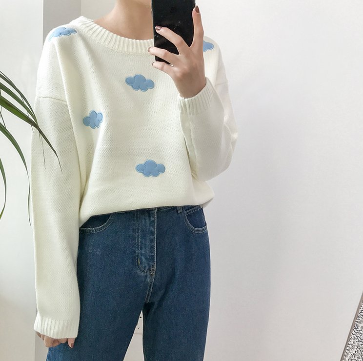 best Loose cloud sweater sweater 0 shop online at M2K Trends for