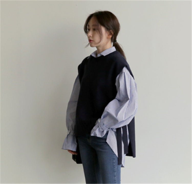 best Loose lace sweater vest sweater vest 0 shop online at M2K Trends for