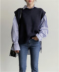 best Loose lace sweater vest sweater vest 0 shop online at M2K Trends for