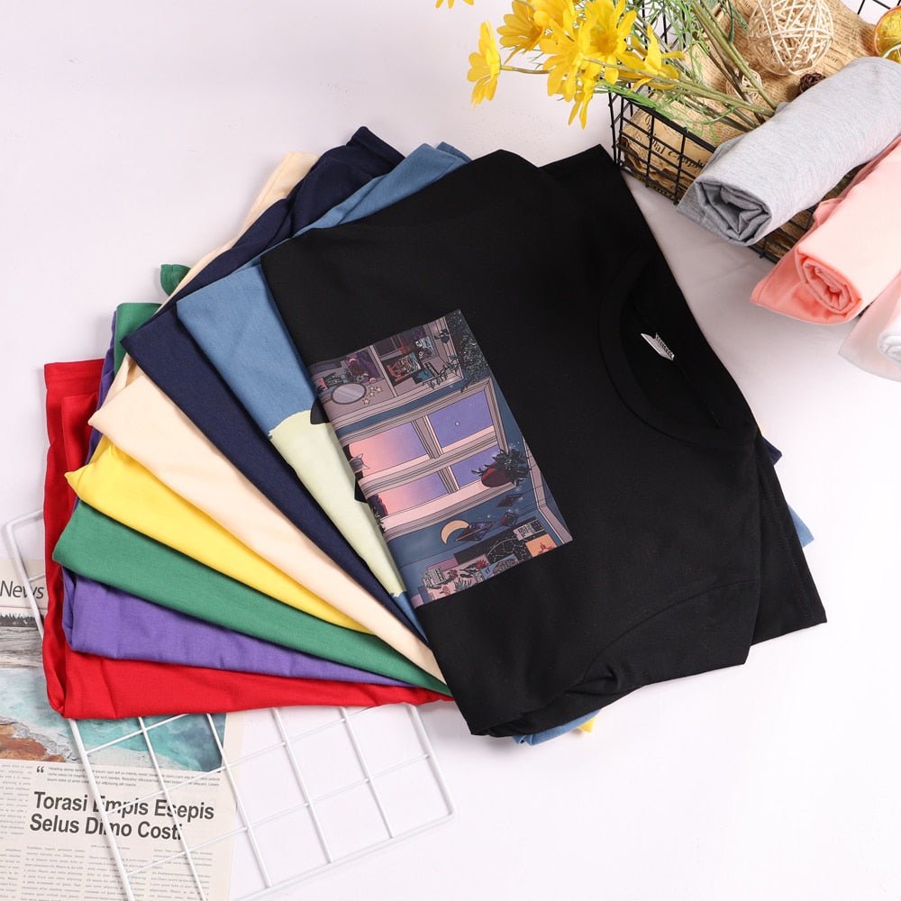 best Los Angeles California Funny Letter Print Womens T-Shirt Street Breathable Short Sleeve Fashion Casual Clothes Summer Tshirts 0 shop online at M2K Trends for