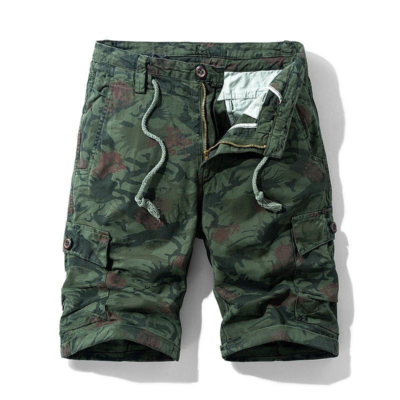 best Luulla Men 2021 Summer New Casual Vintage Classic Pockets Cargo Shorts Men Outwear Fashion Twill Cotton Camouflage Shorts Men 0 shop online at M2K Trends for
