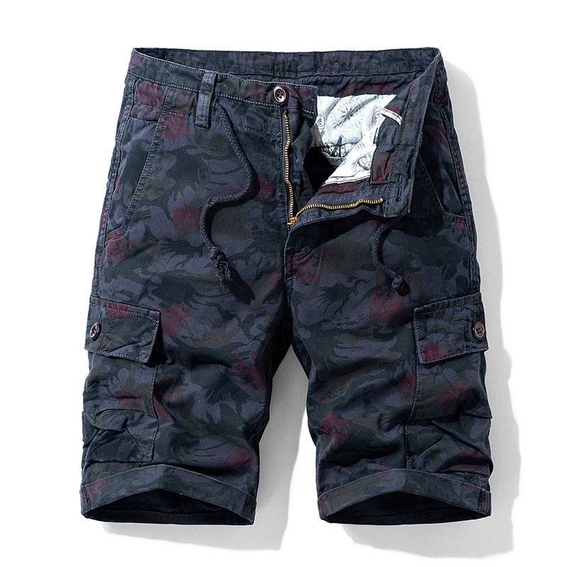 best Luulla Men 2021 Summer New Casual Vintage Classic Pockets Cargo Shorts Men Outwear Fashion Twill Cotton Camouflage Shorts Men 0 shop online at M2K Trends for