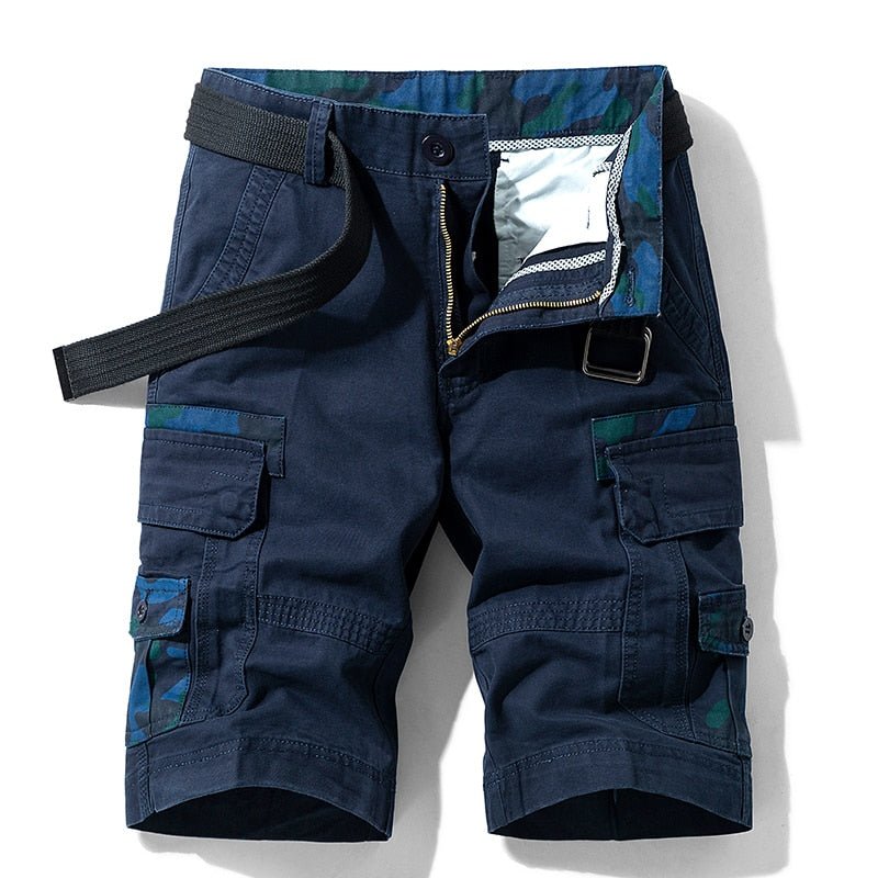 best Luulla Men 2021 Summer New Casual Vintage Classic Pockets Cargo Shorts Men Outwear Fashion Twill Cotton Camouflage Shorts Men 0 shop online at M2K Trends for