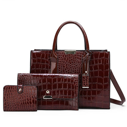 best Luxury Womens Bags Designer Crocodile Pattern Shoulder Bag PU Leather Brand Woman Crossbody Casual Handbag Women Tote Bags Sac 0 shop online at M2K Trends for