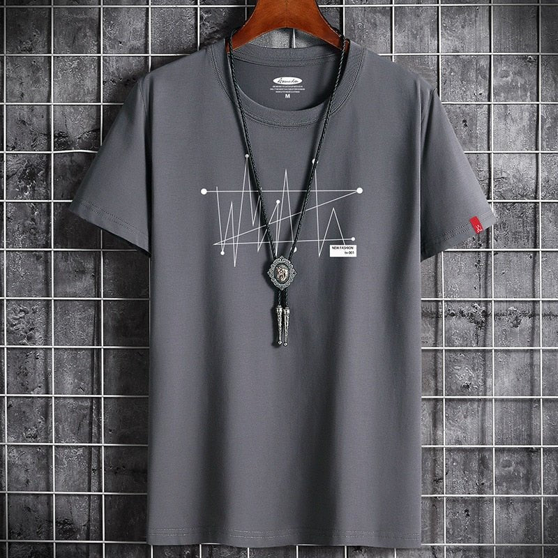 best Manga S-6XL Oversize Men Loose Tee Tops 100% Cotton Fashion Goth Print Men's Short Sleeve T-shirt Summer New Male Casual Tshirt 0 shop online at M2K Trends for