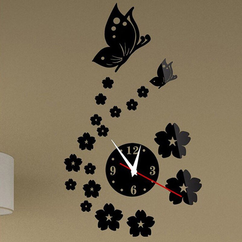 best Mechanical Movement Wall Butterfly Clock clock shop online at M2K Trends for clock