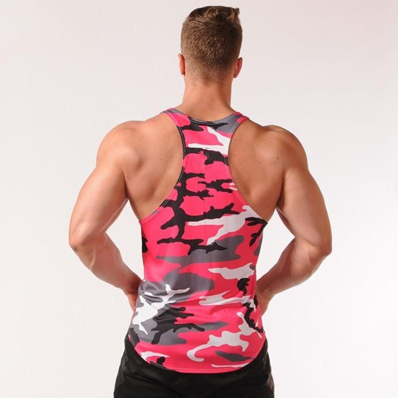 best Men Bodybuilding Tank Tops Camouflage Sleeveless Shirt Gym Fitness Workout Singlet Vest Undershirt Quick Dry Training Clothing 0 shop online at M2K Trends for