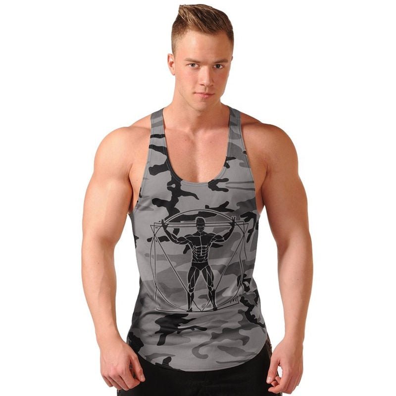 best Men Bodybuilding Tank Tops Camouflage Sleeveless Shirt Gym Fitness Workout Singlet Vest Undershirt Quick Dry Training Clothing 0 shop online at M2K Trends for