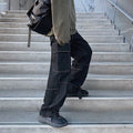 best Men Jeans Wide Leg Denim Cargo jean pants Loose Straight Baggy Men's Jeans hip hop Streetwear Skateboard Neutral denim Trousers 0 shop online at M2K Trends for mens pants