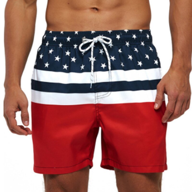 best Men&#39;s Shorts Casual Cotton Workout Short Pants Drawstring Beach Shorts With Pockets Swim Trunks Stripe Plus size Beach Shorts 0 shop online at M2K Trends for