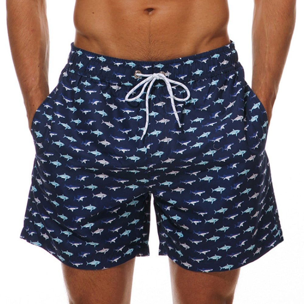best Men&#39;s Shorts Casual Cotton Workout Short Pants Drawstring Beach Shorts With Pockets Swim Trunks Stripe Plus size Beach Shorts 0 shop online at M2K Trends for