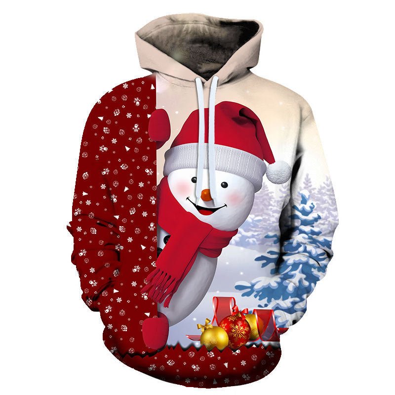 best Men's And Women's Fashion Christmas Printed Hoodie 0 shop online at M2K Trends for