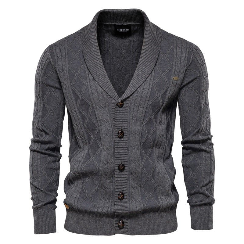 best Men's Cardigan Sweater Padded Sweater Trend 0 shop online at M2K Trends for