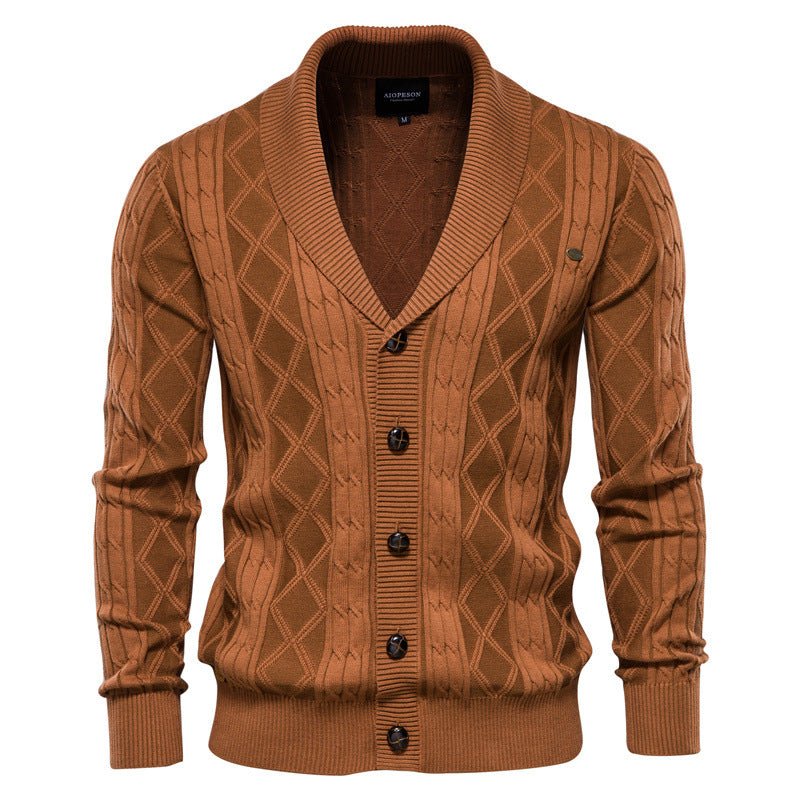 best Men's Cardigan Sweater Padded Sweater Trend 0 shop online at M2K Trends for