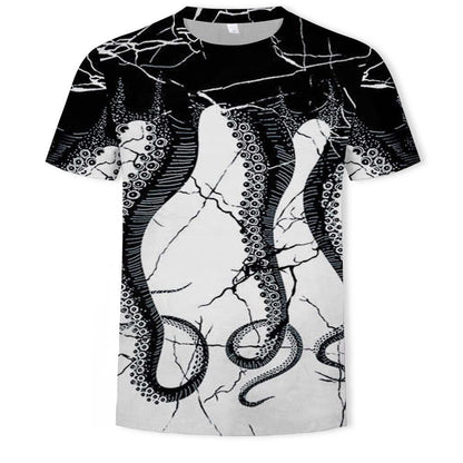 best Mens Fashion Casual Digital Print Crew Neck T-shirt 0 shop online at M2K Trends for