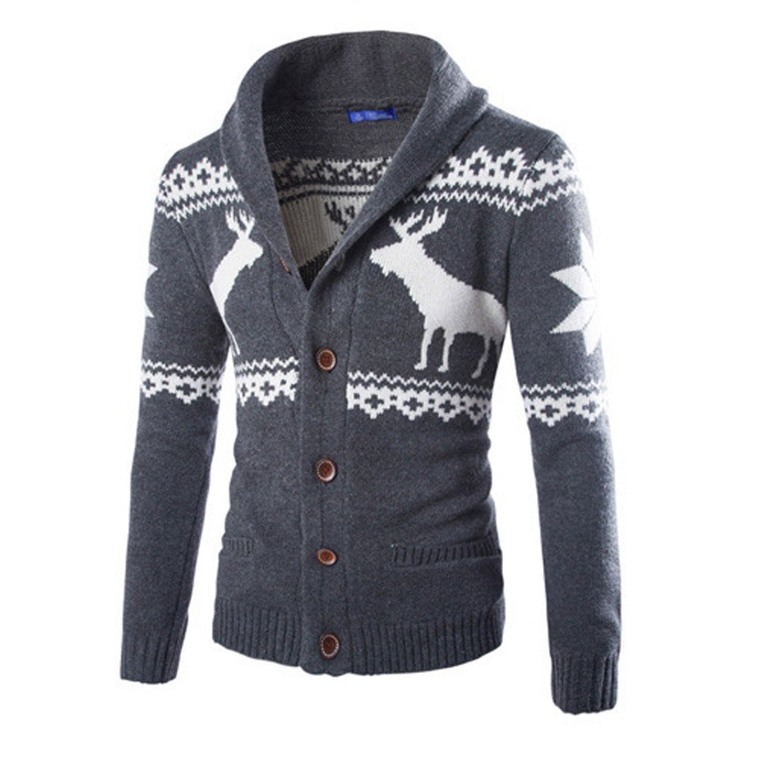 best Men's fawn sweater Christmas cardigan sweater 0 shop online at M2K Trends for