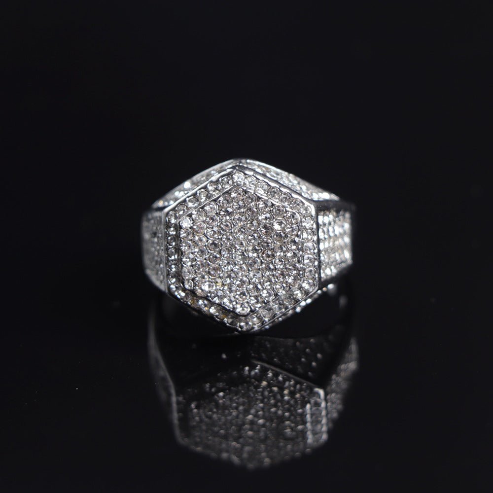 best Men's Hexagon Ring Accessories shop online at M2K Trends for