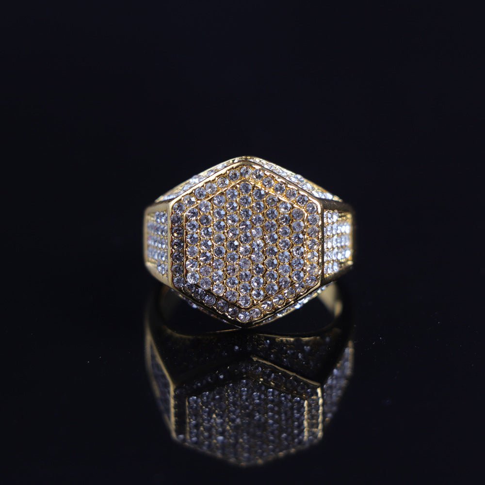 best Men's Hexagon Ring Accessories shop online at M2K Trends for