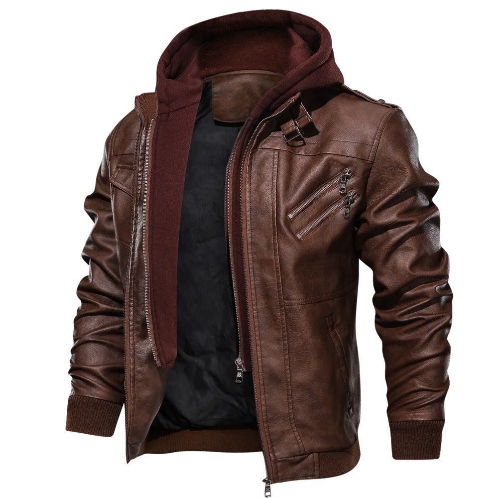 best Men'S Jacket Coat Leather Pu Removable C Ap 0 shop online at M2K Trends for