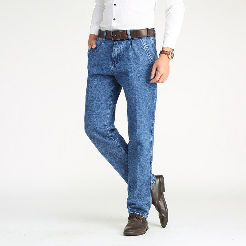 best Men's Jeans Men's High Waist Straight Loose Stretch 0 shop online at M2K Trends for