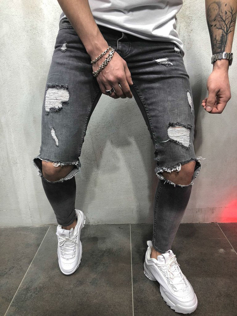 best Men's jeans new hole pants trousers Pants shop online at M2K Trends for mens pants