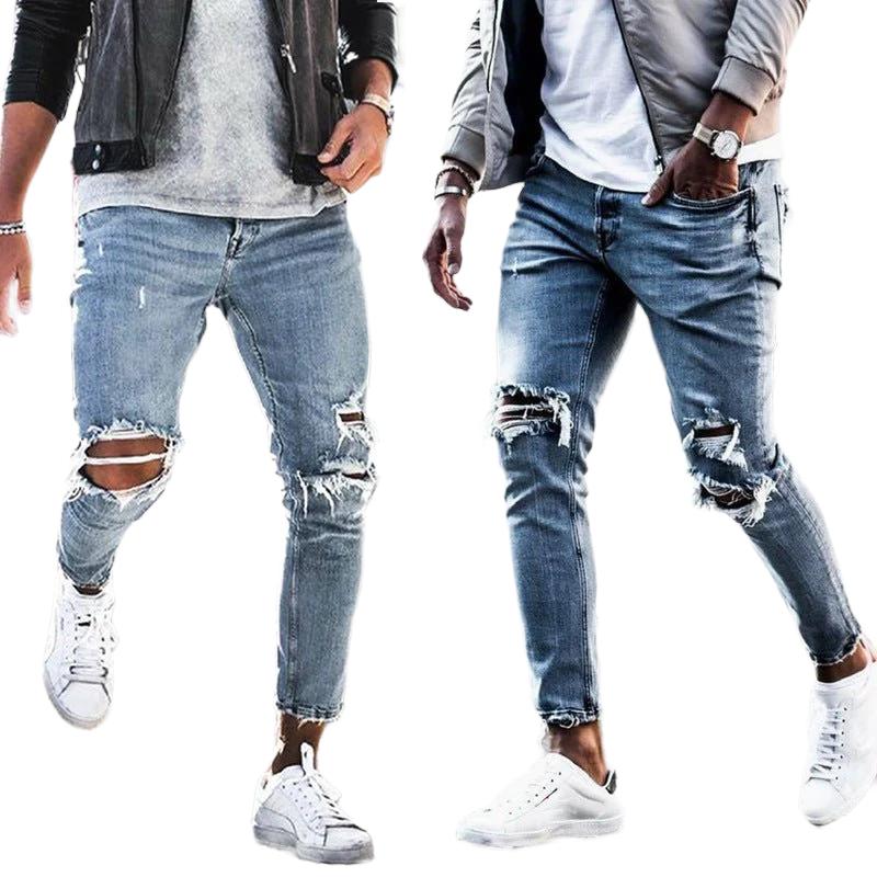 best Men's jeans new hole pants trousers Pants shop online at M2K Trends for mens pants